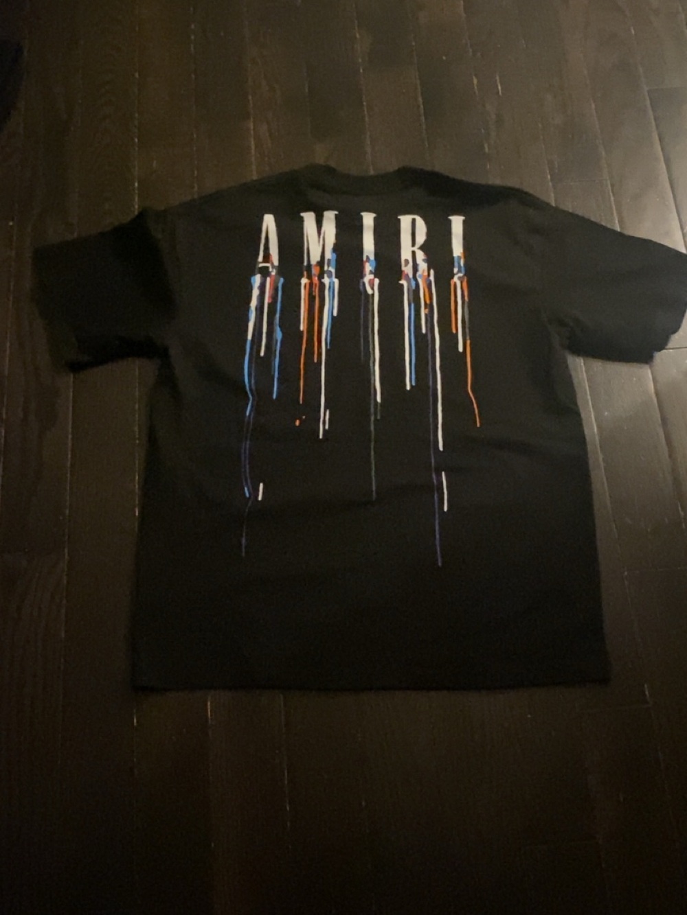 AMIRI Black Logo Tag Tee with Hangtag